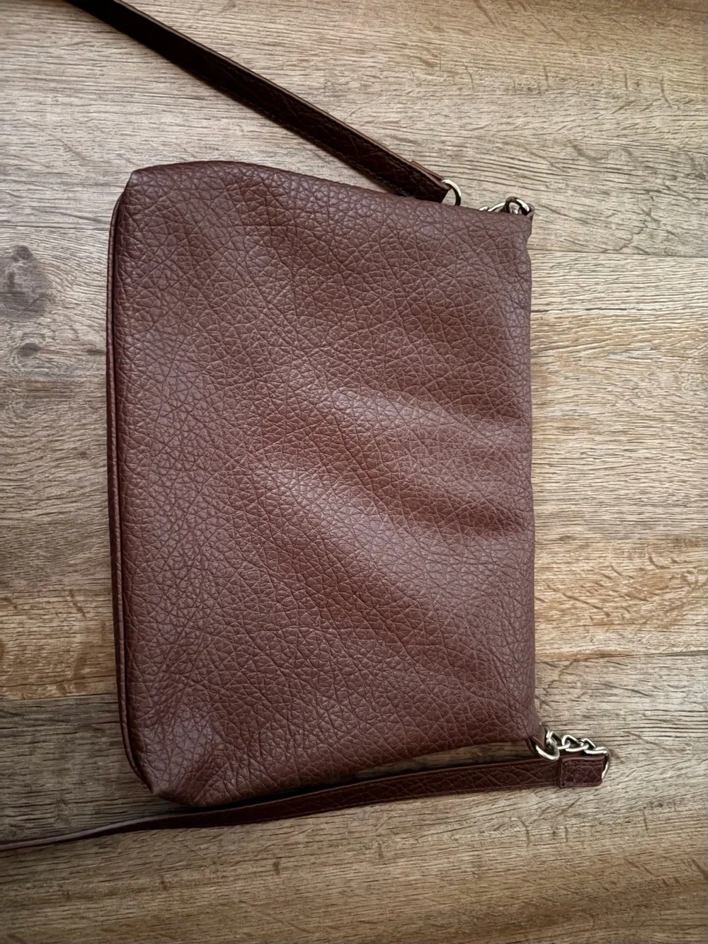 Nine West Brown Textured Crossbody Bag - Picture 3 of 3